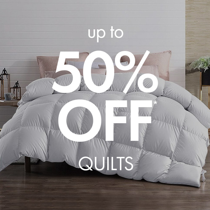 Up to 50% Off* Quilts